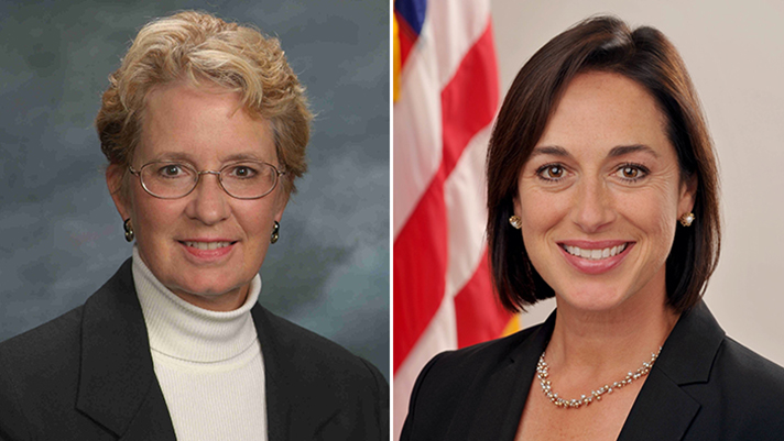 Dr. Karen DeSalvo and HIMSS Vice President Pat Wise