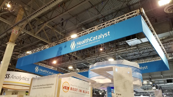 Health Catalyst booth at HIMSS Global Conference