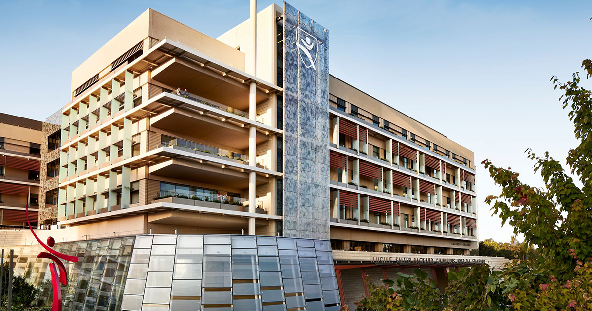 Exterior view of Stanford Medicine