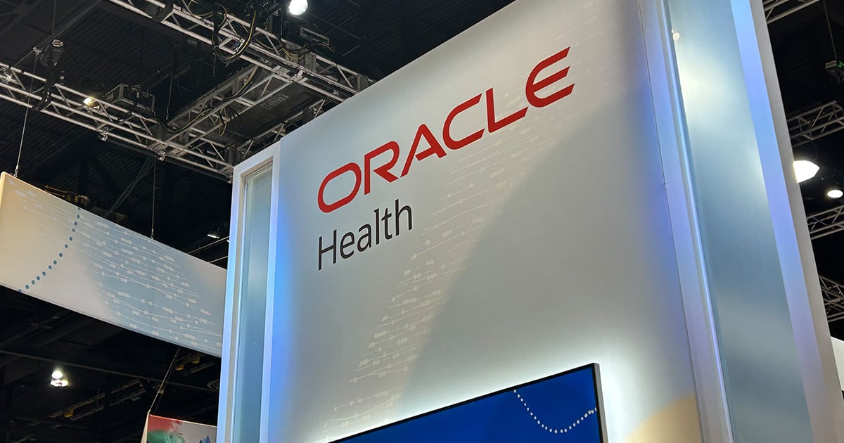 Oracle booth signage