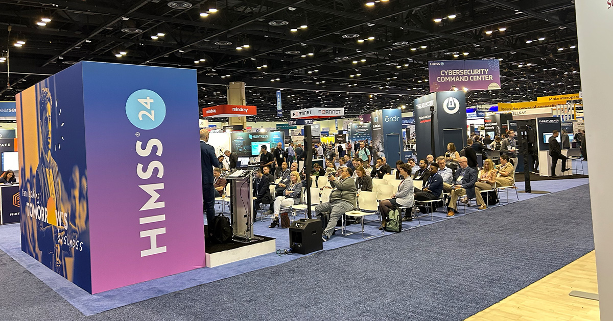 HIMSS24 exhibit hall