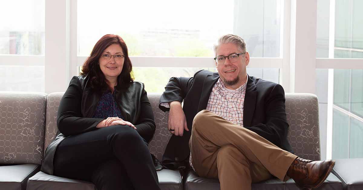 Maria Johnson and Aaron Tate of the Center for BrainHealth on virtual care