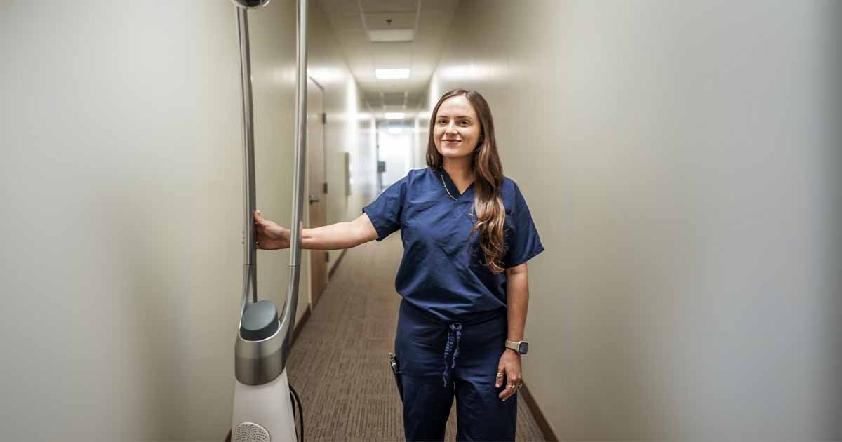 Lauren Tillman, RN, of MUSC Health Solutions, regarding virtual nursing
