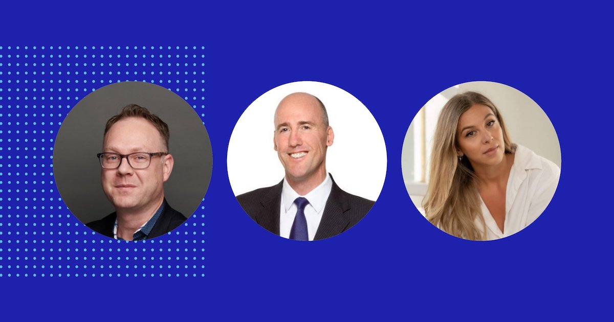[Left to Right] Jesse Tutt, Program Director, IT Intelligent Automation, Alberta Health Services; Andrew Pearce, Vice President Analytics & Global Advisory Lead, HIMSS; Jovana Djapa, Head of Customer Success, SS&C Blue Prism APAC