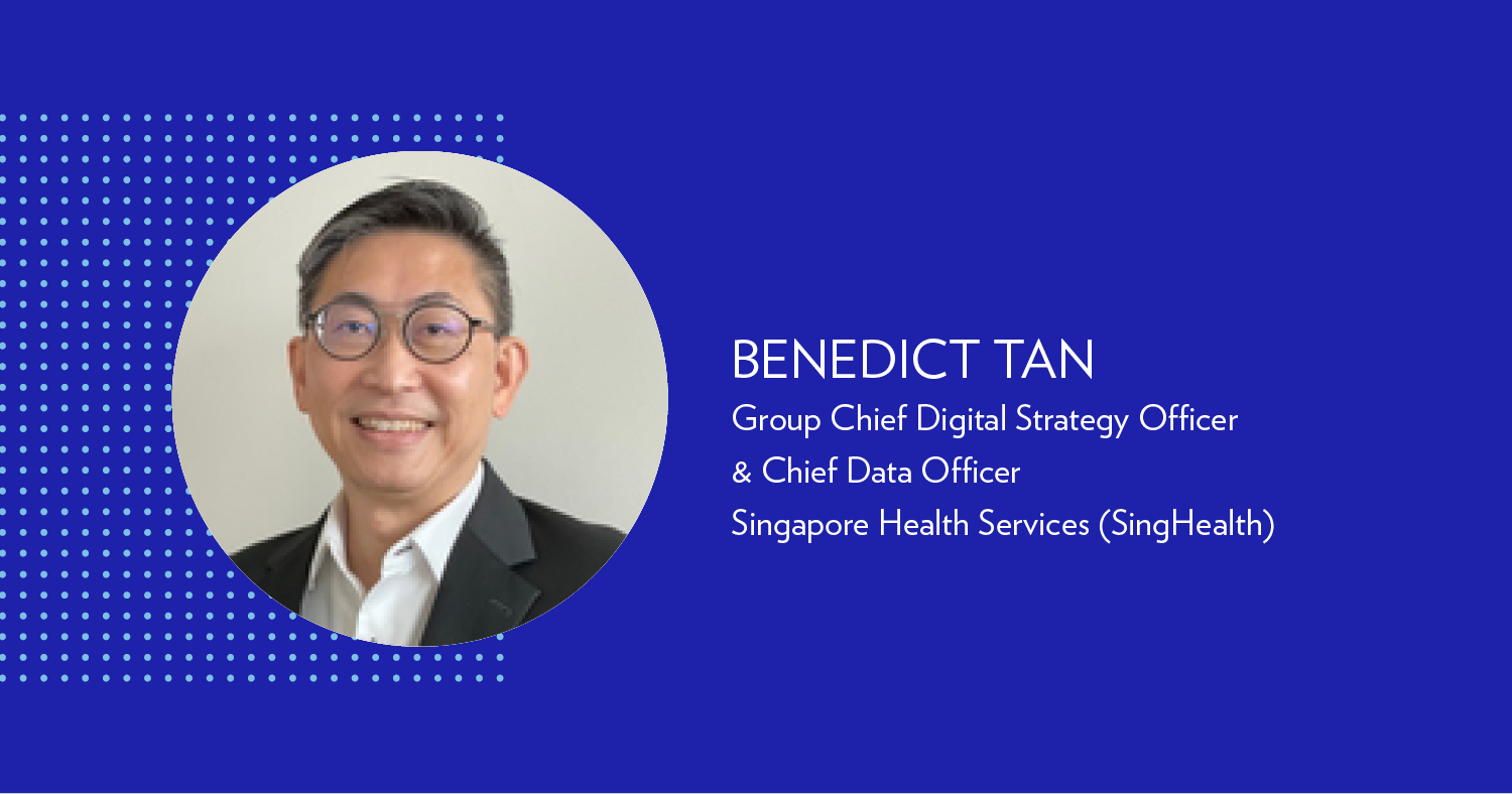 Photo of Benedict Tan, Group Chief Digital Strategy Officer and Chief Data Officer at SingHealth