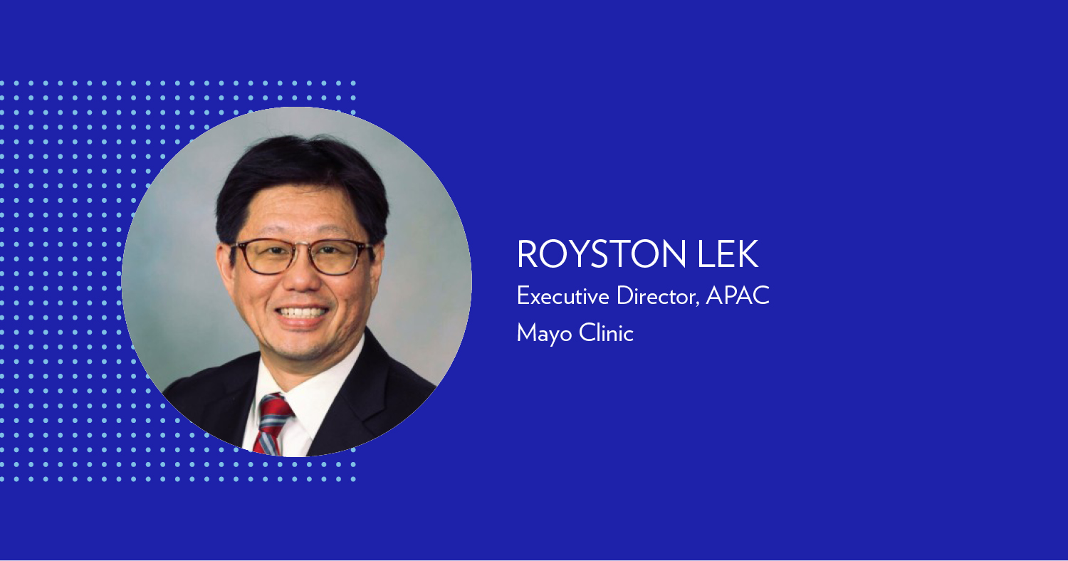 Photo of Royston Lek, Mayo Clinic Asia-Pacific