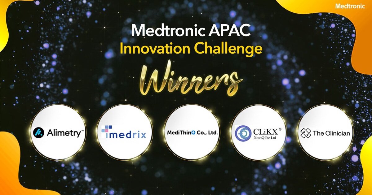 Winners of the Medtronic APAC Innovation Challenge