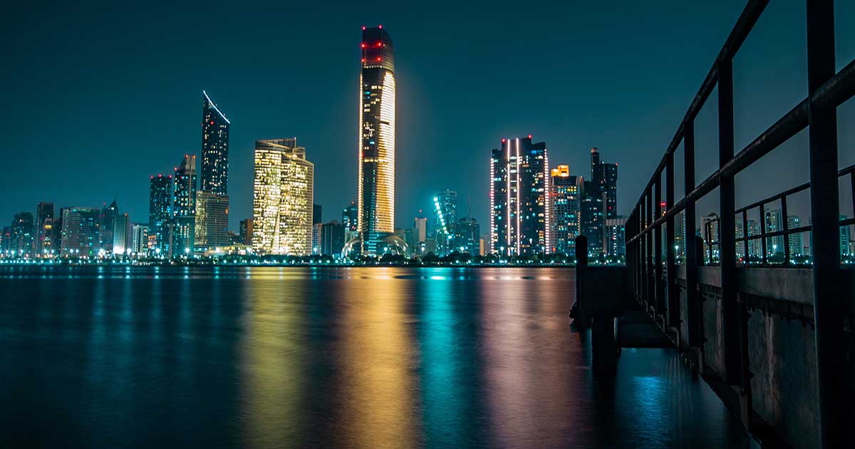 Abu Dhabi from the water