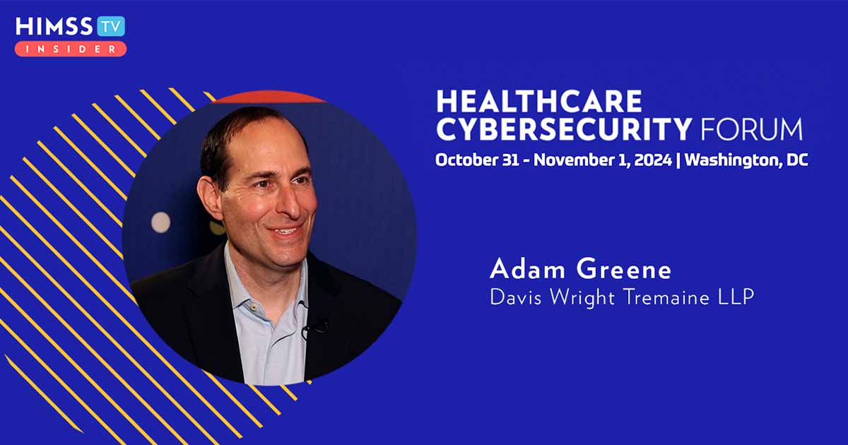 Adam Greene at Davis Wright Tremaine_Healthcare Cybersecurity Forum 2024