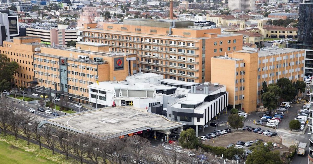 Building of The Alfred, one of the hospitals under Alfred Health