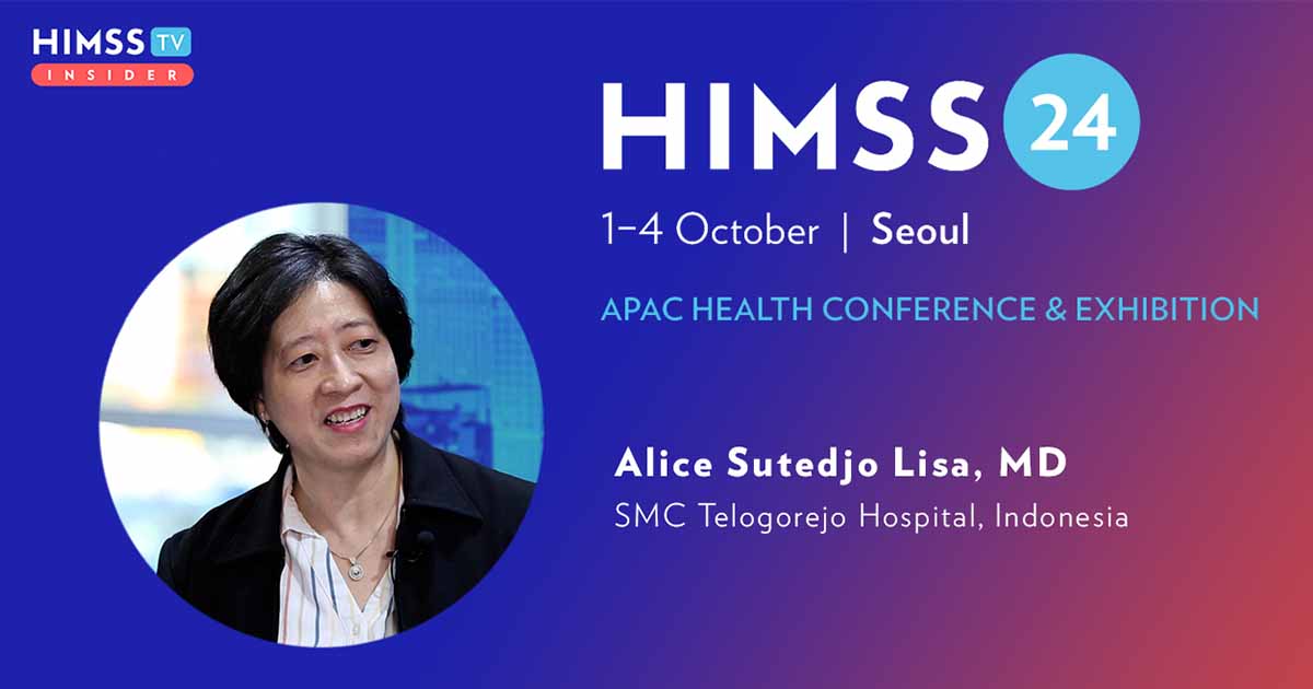 Dr Alice Sutedjo Lisa at SMC Telogorejo Hospital_HIMSS24 APAC