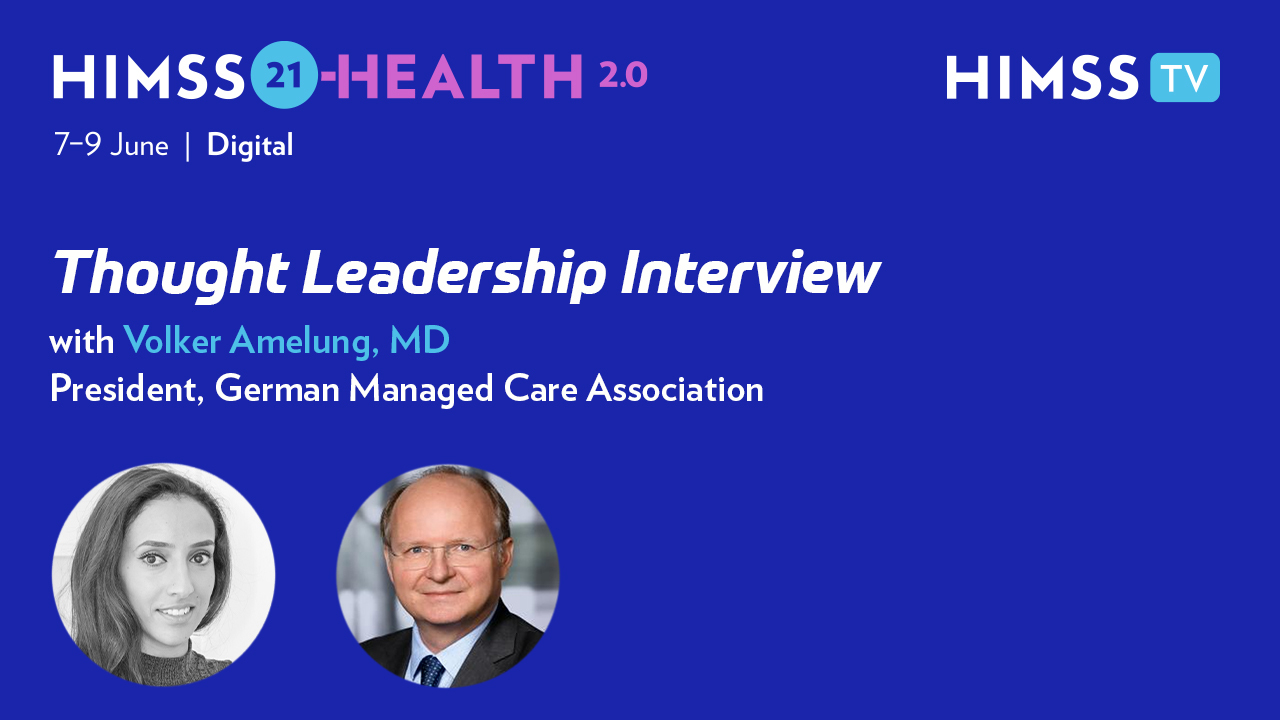 Dr. Volker Amelung, president of the German Managed Care Association