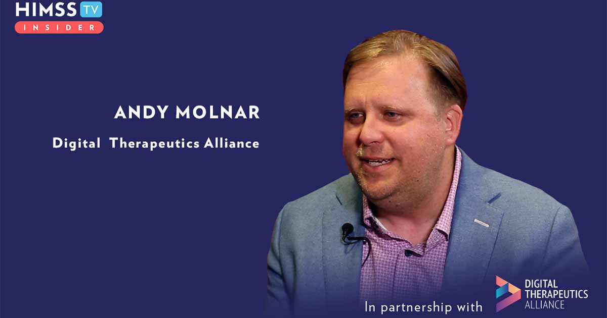 Andy Molnar at the Digital Therapeutics Alliance