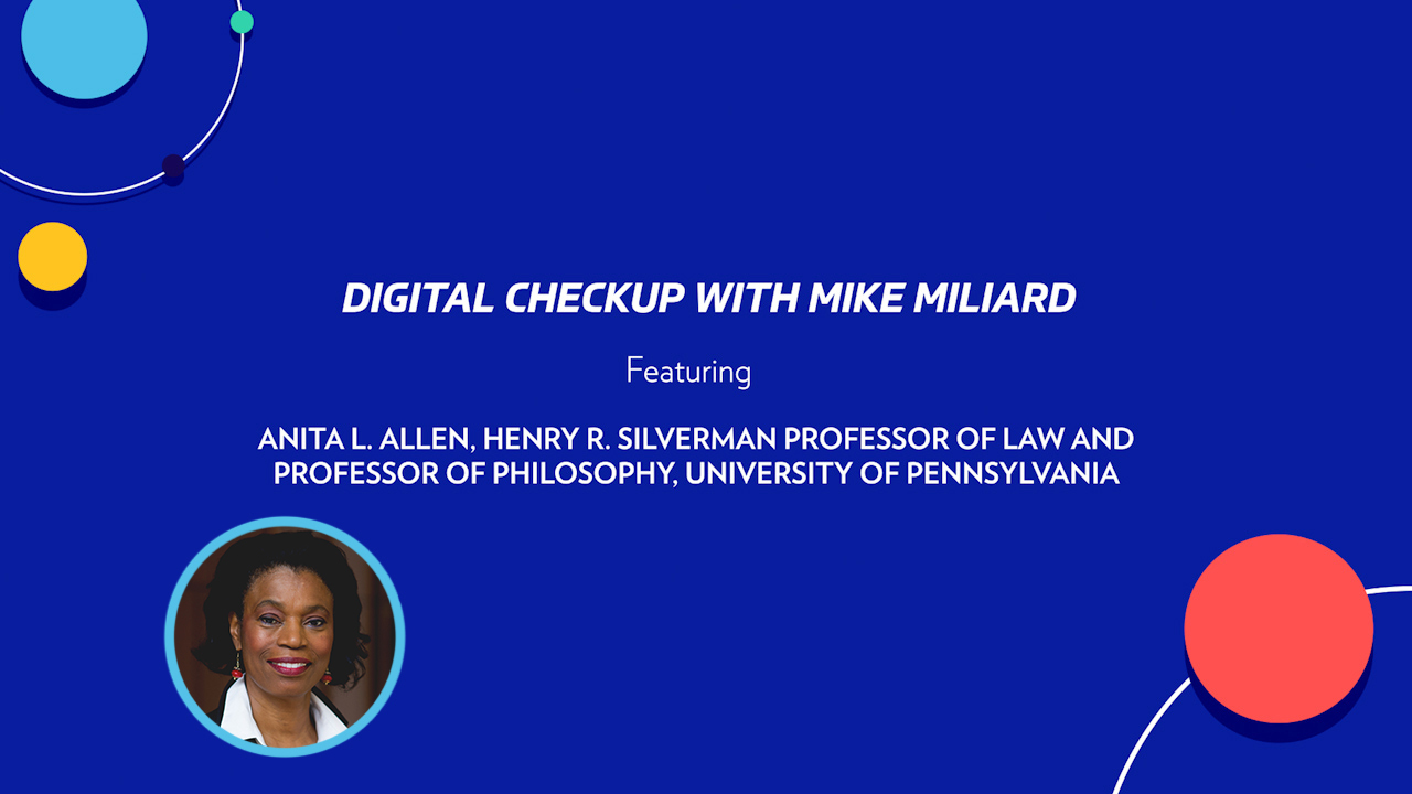 Anita Allen, professor of law and philosophy at the University of Pennsylvania