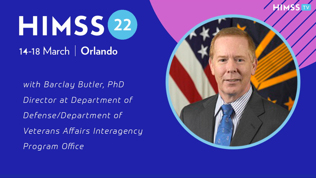 Barclay Butler, director of the DOD/VA Interagency Program Office