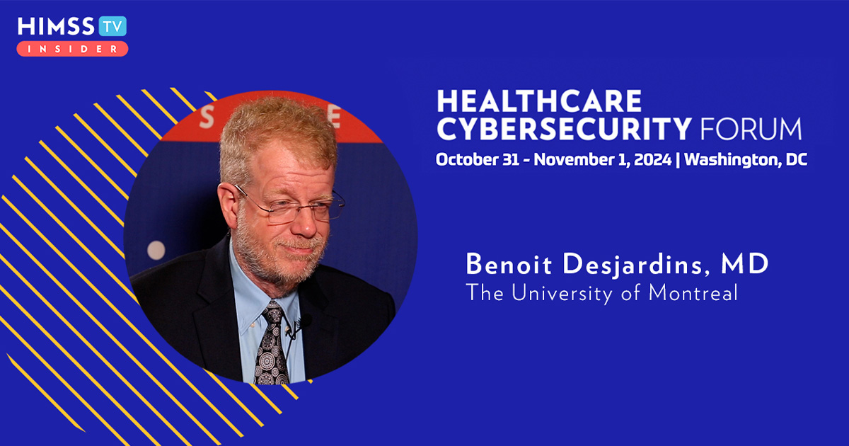 Dr. Benoit Desjardins of the University of Montreal