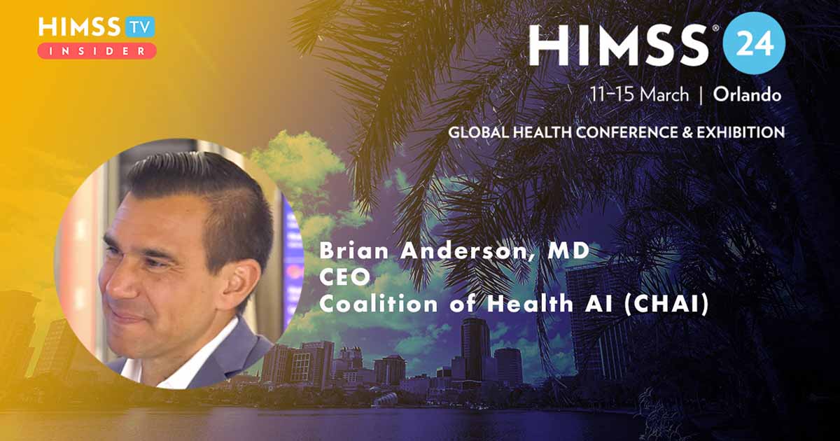 Dr. Brian Anderson at Coalition of Health AI_ Palm trees and skyscrapers in Orlando Photo by Gabriele Maltinti/iStock/Getty Images Plus