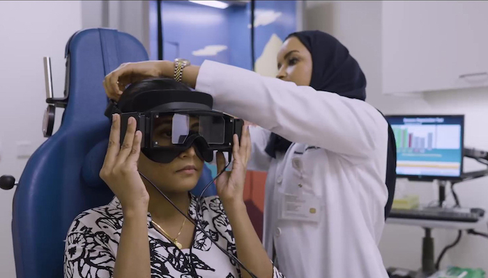 Cleveland Clinic Abu Dhabi, NASA, chronic dizziness, EquiTest