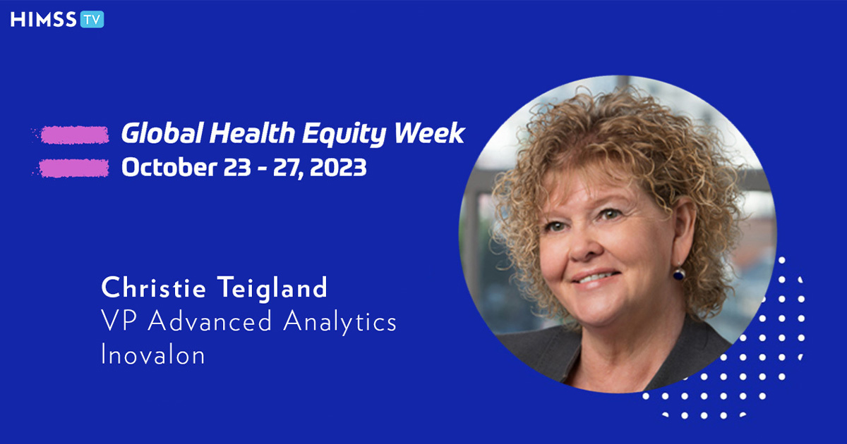Christie Teigland, vice president of research science and advanced analytics at Inovalon.