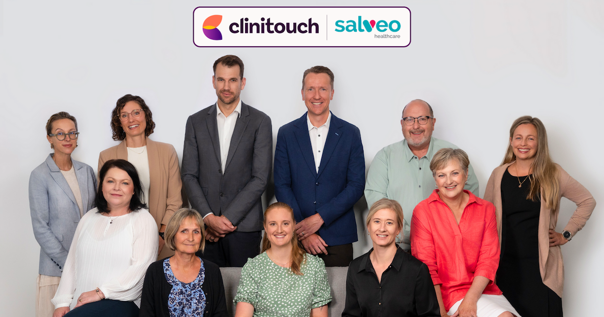 Representatives of Clinitouch and Salveo Healthcare