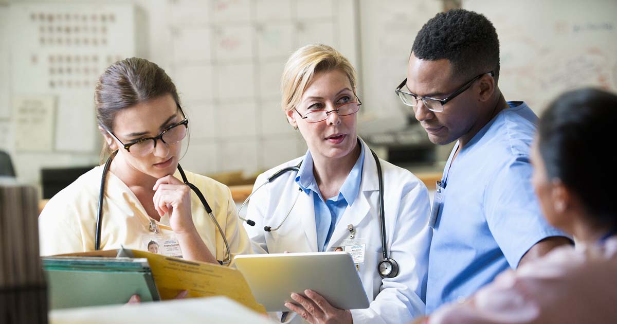 medical professionals collaborating