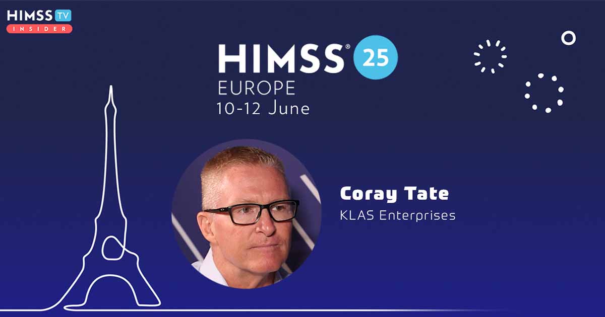 Coray Tate, KLAS Enterprises_HIMSS25 Europe