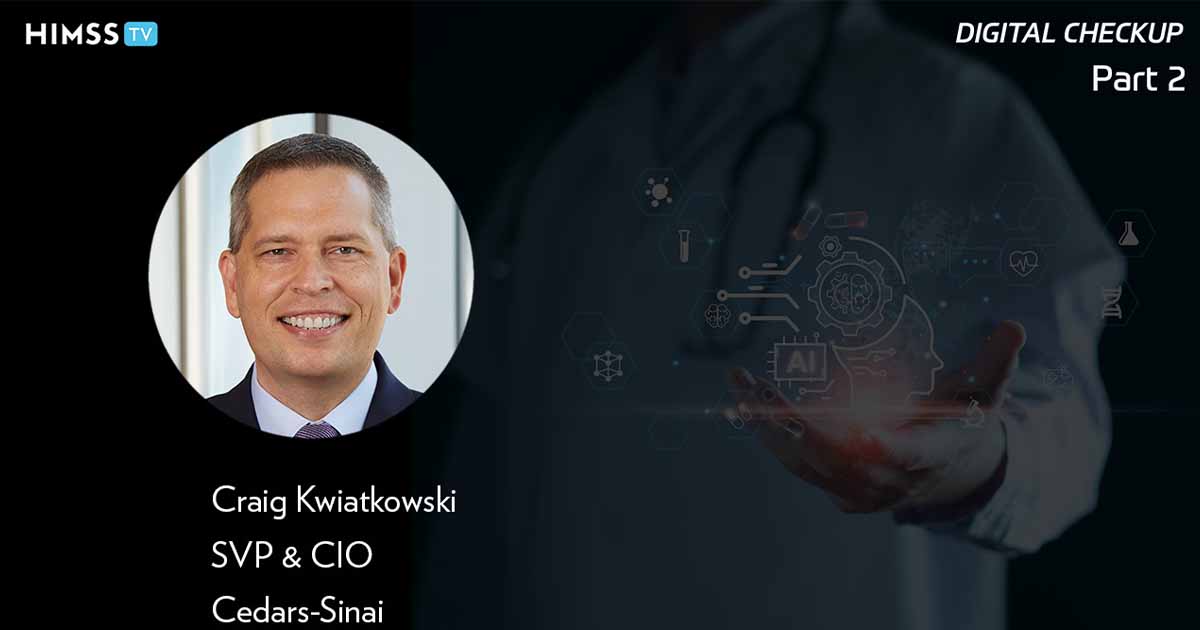Craig Kwiatkowski at Cedars-Sinai Part 2_Doctor holding medical technology graphics Photo by Akarapong Chairean/iStock/Getty Images Plus