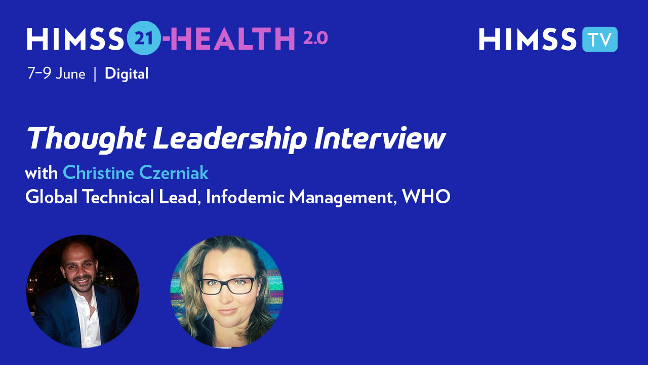 Christine Czerniak, technical officer of the WHO Health Emergencies Programme