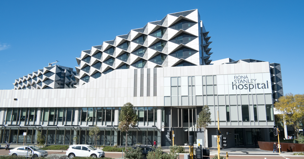 Fiona Stanley Hospital building in Murdoch, Western Australia