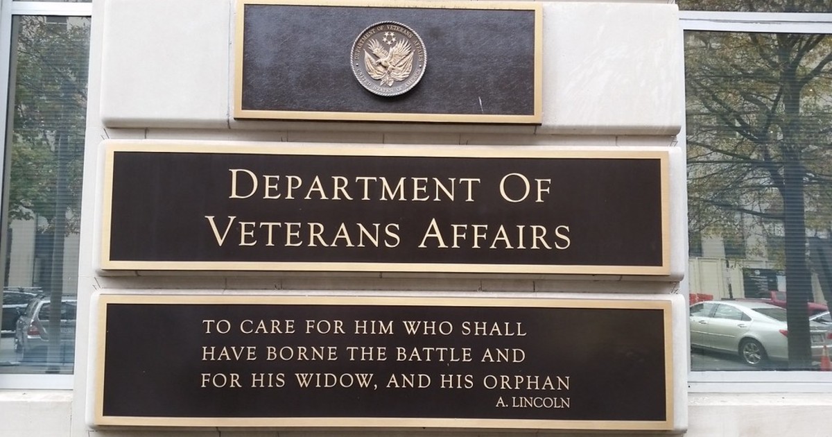 A VA sign