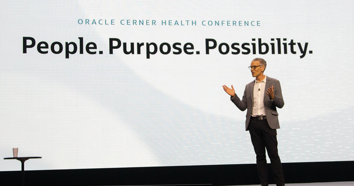 Dr. David Feinberg at the Oracle Cerner Health Conference