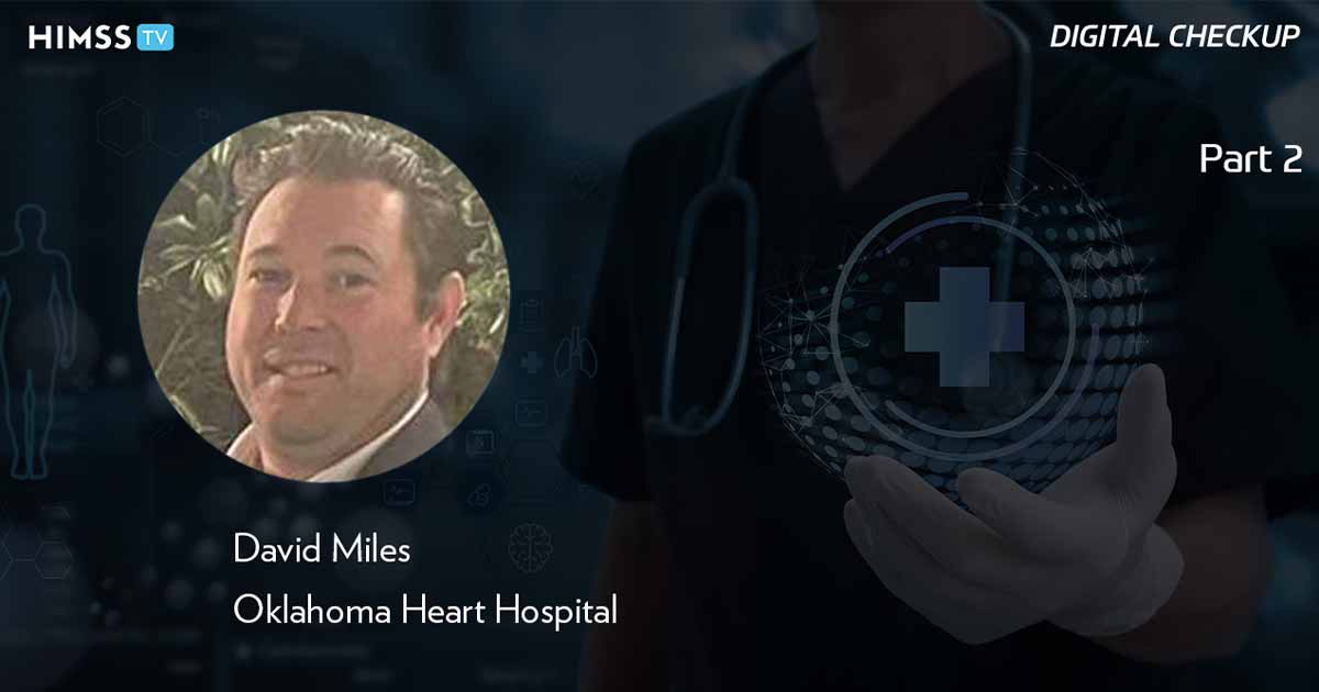 David Miles at Oklahoma Heart Hospital_Part 2_Doctor holding health icon Photo by Tippapatt/iStock/Getty Images Plus
