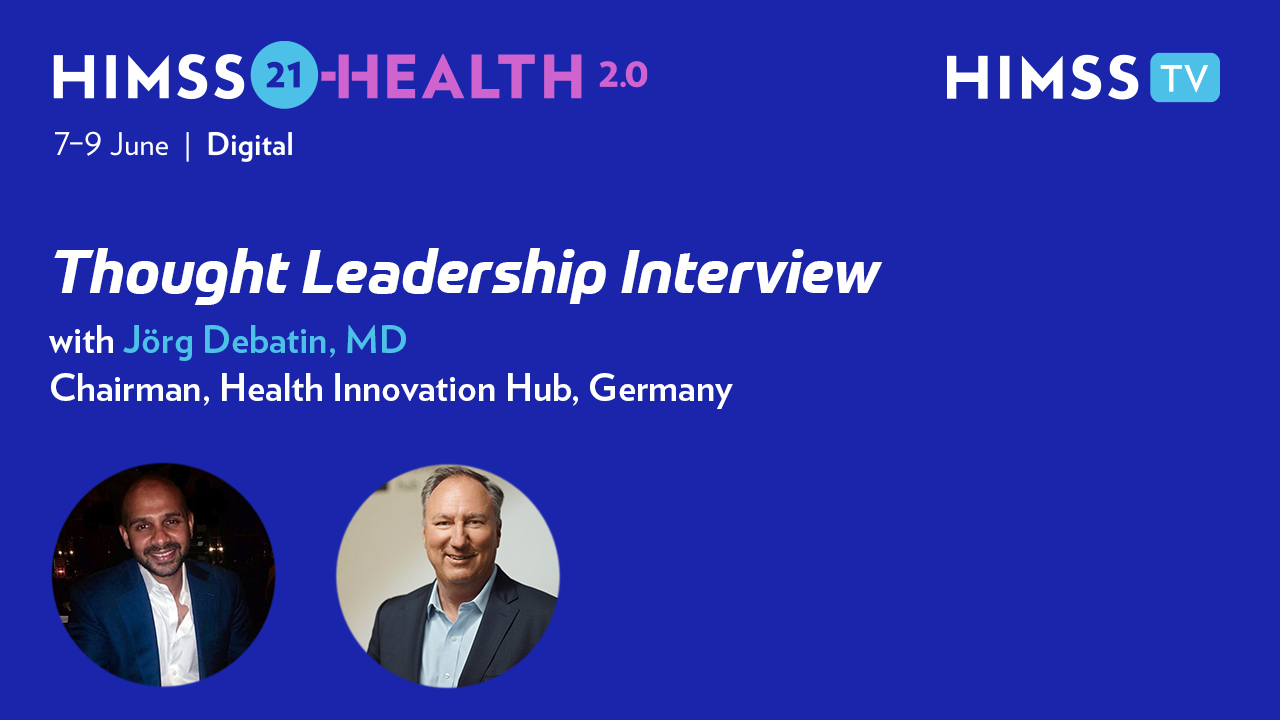 Jörg Debatin, chairman of the Health Innovation Hub