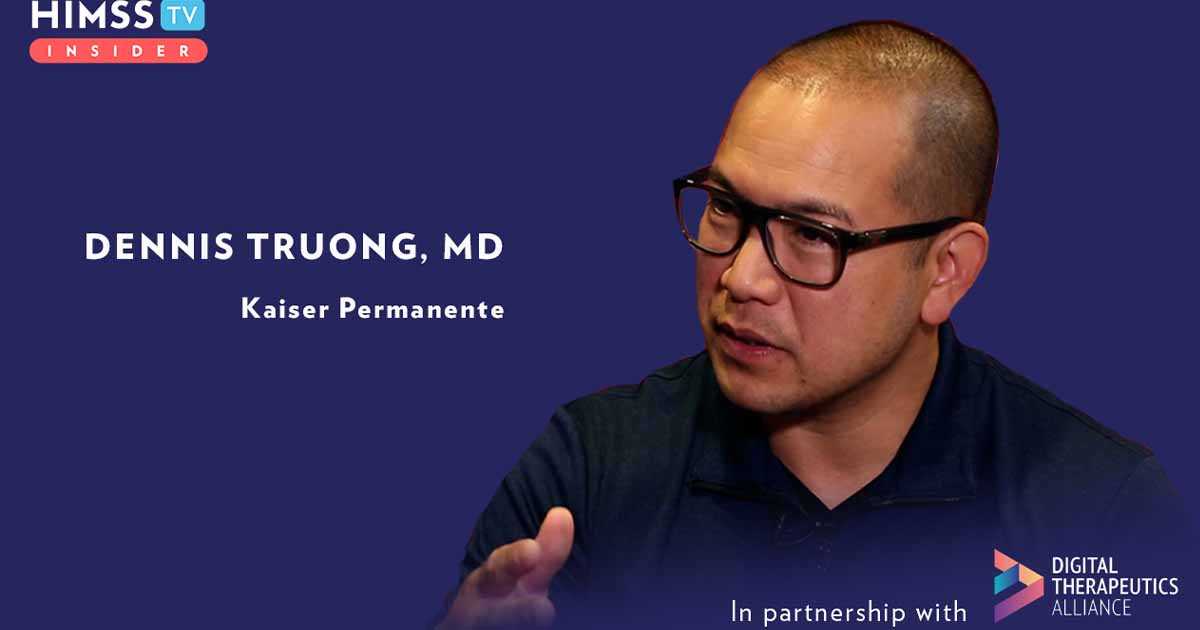 Dr. Dennis Truong at Kaiser Permanente_ Digital Therapeutics Alliance Summit