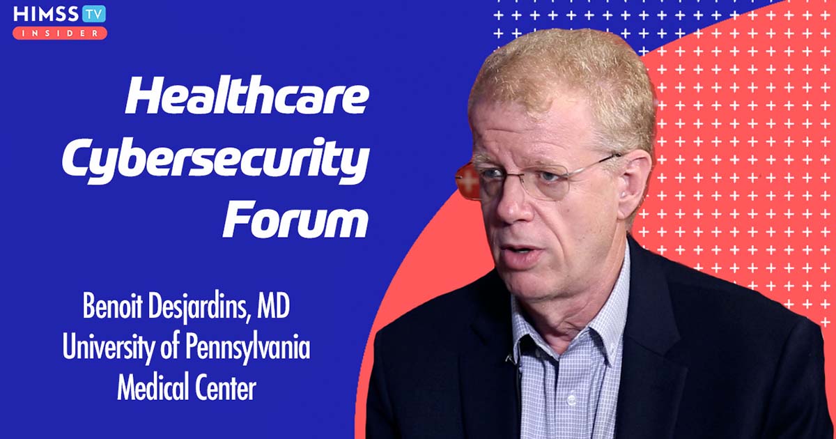 Dr. Benoit Desjardins, professor at the University of Pennsylvania Medical Center.