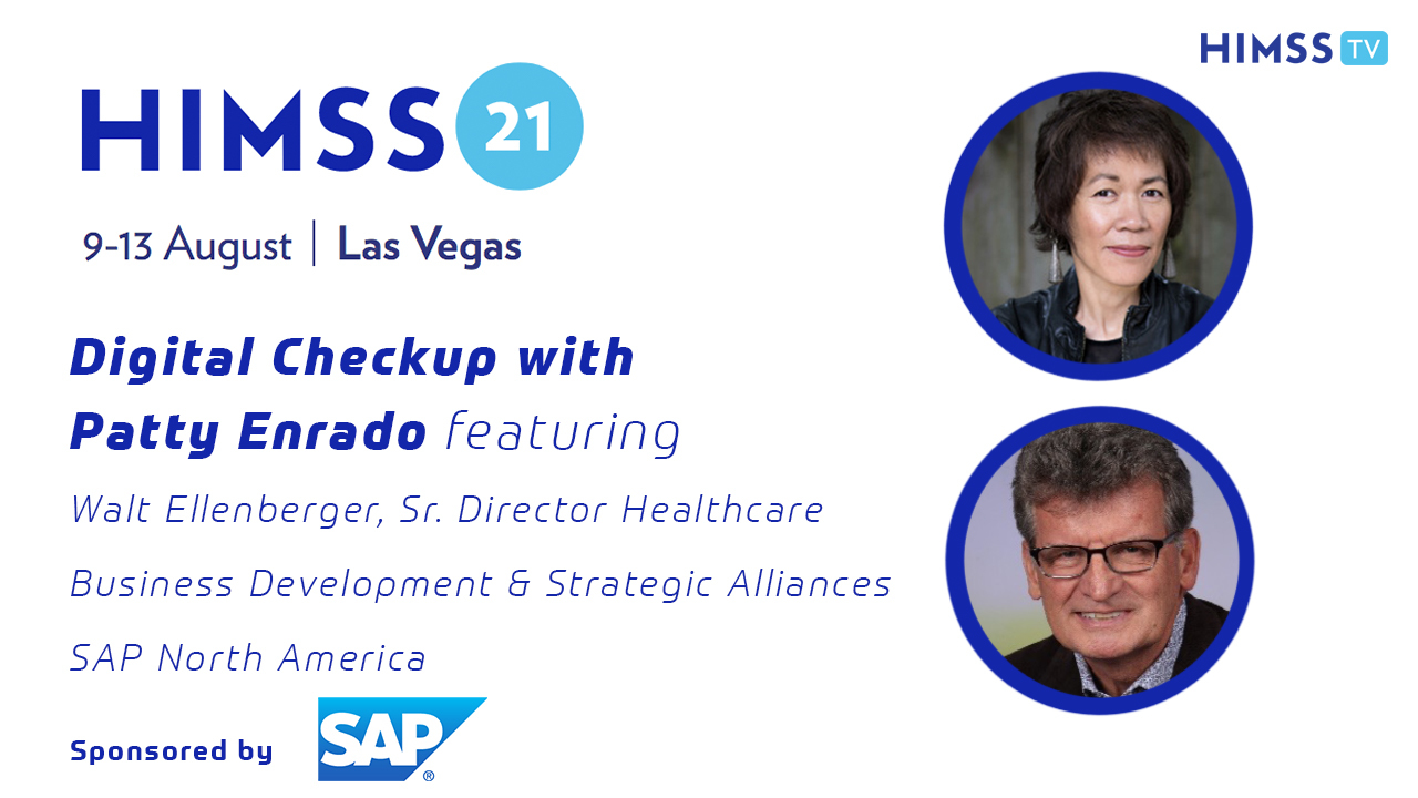 Walt Ellenberger, senior director of Healthcare Business Development & Strategic Alliances at SAP