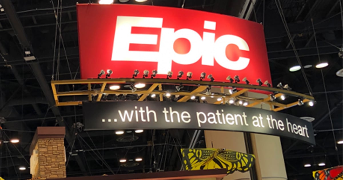 Epic trade show sign