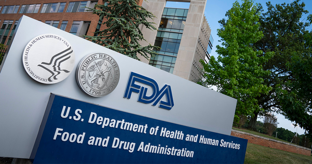 Sign outside FDA office