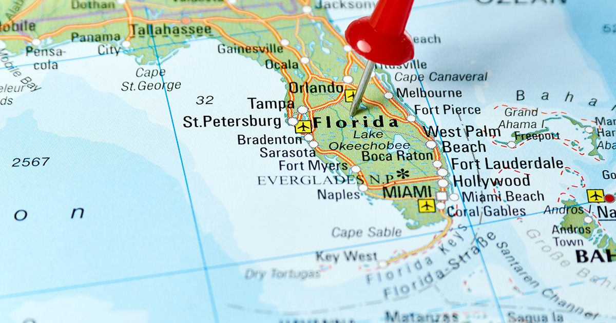 Map of Florida