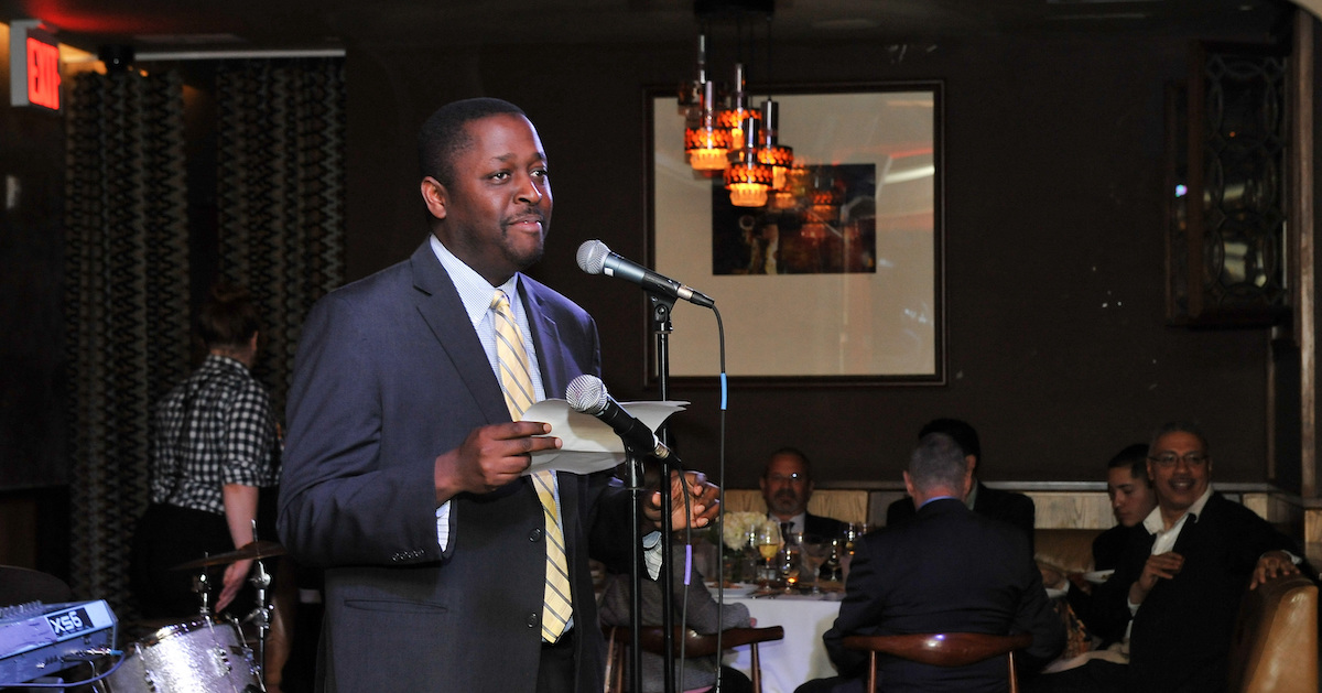Dr. Garth Graham at an event in 2016