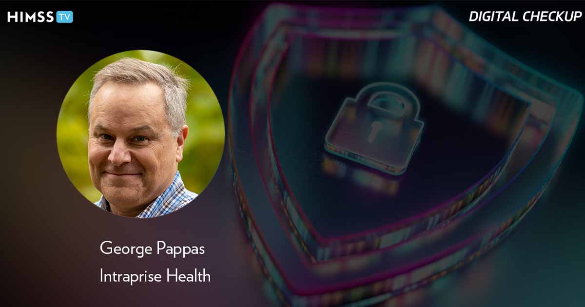 George Pappas at Intraprise Health_Digital shield and lock Photo by da-kuk/Getty Images