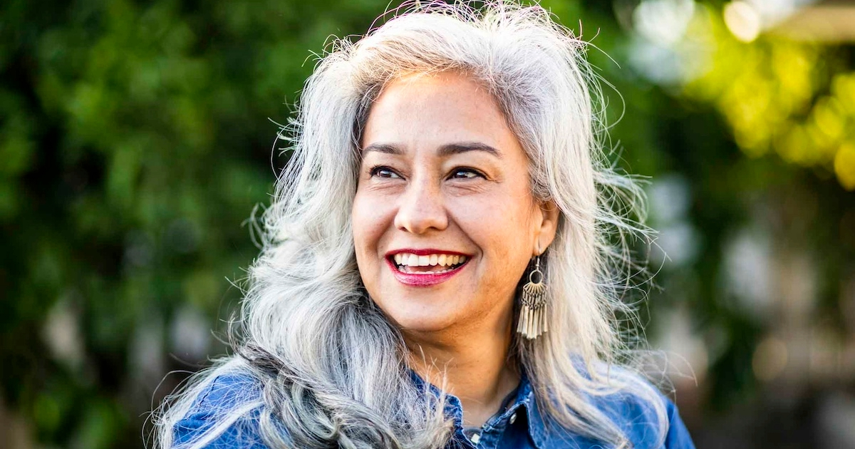 Smiling person