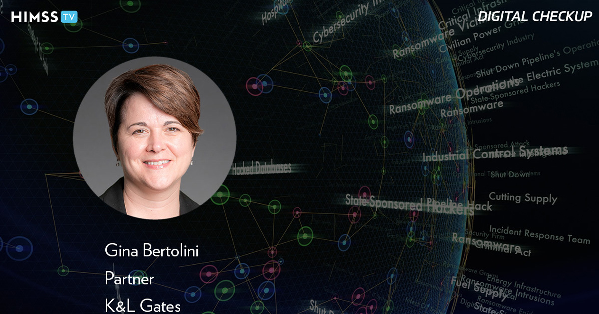 Gina Bertolini at K&L Gates_Photo: Ransomware animation by mrcmrc/Getty Images