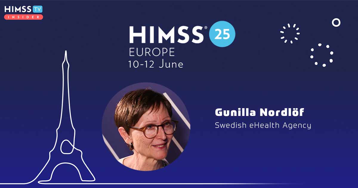 Gunilla Nordlöf, Swedish eHealth Agency_HIMSS25 Europe