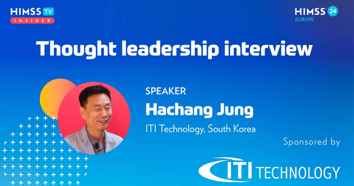 Hachang Jung at ITI Technology_Sponsored_HIMSS24 Europe