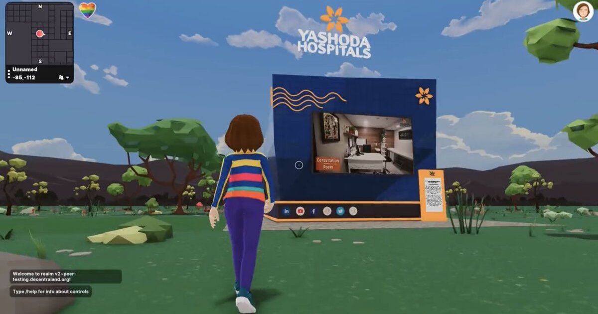 Yashoda Hospitals on Decentraland