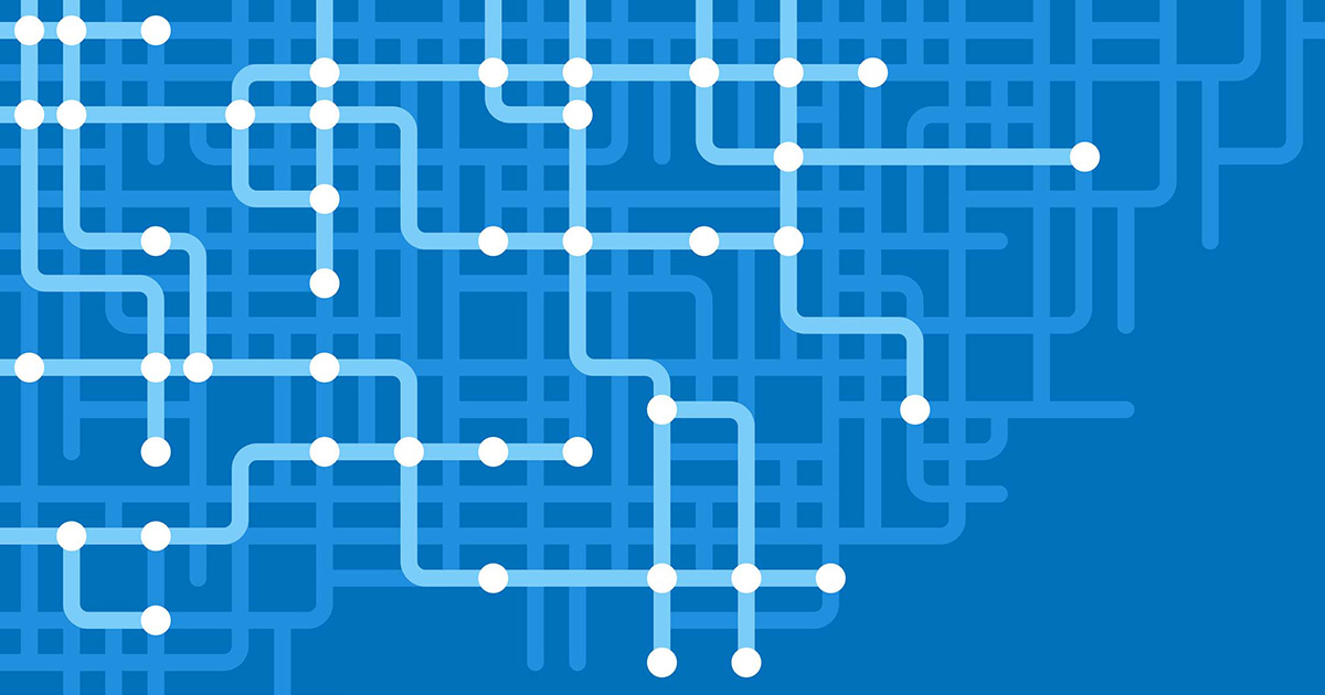 Abstract image of IT infrastructure