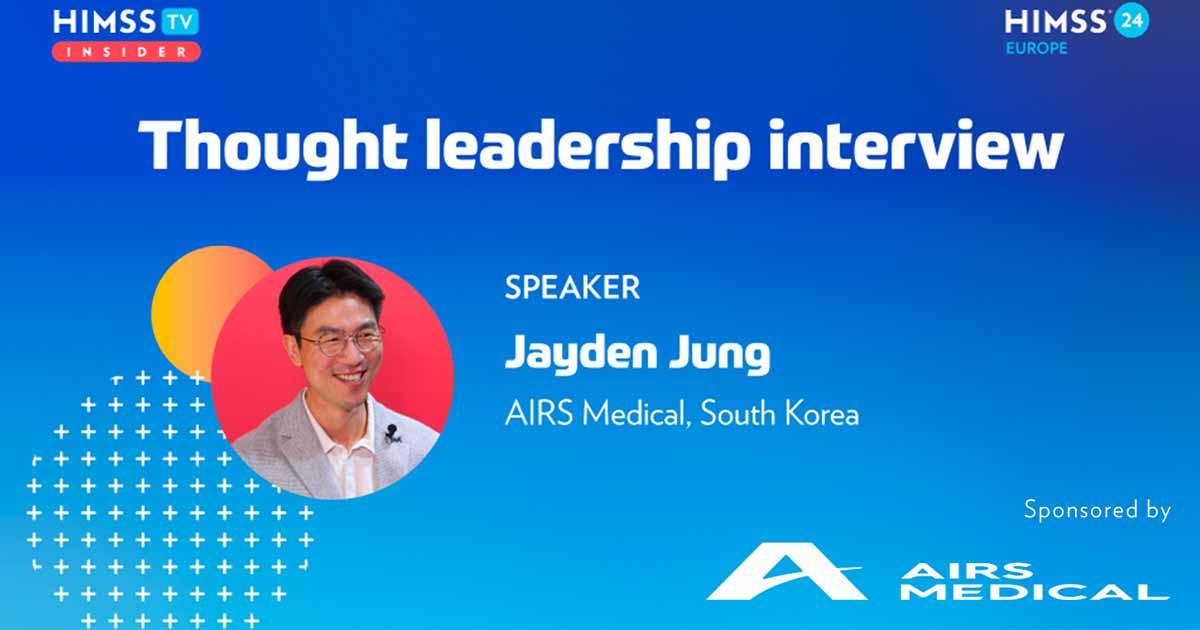 Jayden Jung at AIRS Medical_Sponsored_HIMSS24 Europe
