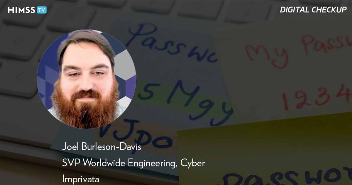 Joel Burleson-Davis at Imprivata_Passwords on notepaper Photo by vinnstock/iStock/Getty Images Plus