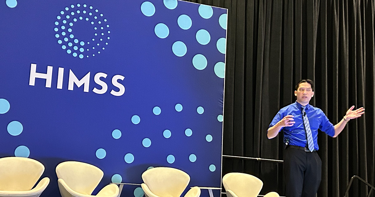 Dr. Jonathan Chen of Stanford Healthcare at HIMSS24